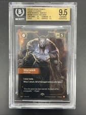 2025 RIFTBOUND LOL WARWICK - HUNTER ARCANE EXCLUSIVE PROMO BGS GEM MINT 9.5