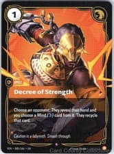 DECREE OF STRENGTH 085/166 RIFTBOUND FOIL NM/M