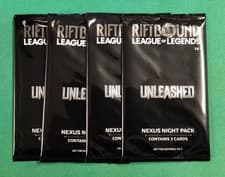 Riftbound Unleashed Nexus Night Pack Sealed Pack X 4 with Free Shipping