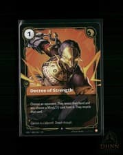 DECREE OF STRENGTH 085/166 R RIFTBOUND FOIL NM/M