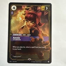Annie Stubborn Riftbound Nexus Night Promo OGS 010/024 Foil English