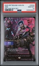 2025 RIFTBOUND: ORIGINS EN OGN #202b/298 JINX REBEL ARCANE BOX SET PSA 10