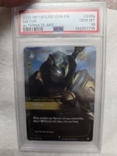 RIFTBOUND: LEAGUE OF LEGENDS 246a VIKTOR - LEADER ALTERNATE ART PSA 10