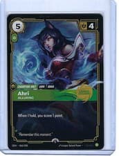 2025 Ahri Alluring Launch Exclusive Riftbound Promotional Cards PR 066/298 TCG