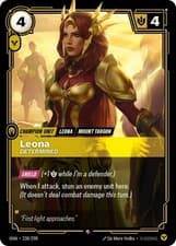 1x Leona - Determined - 238 - Foil NM-Mint Riftbound TCG: Origins Riftbound