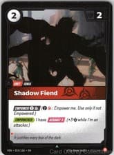 SHADOW FIEND 014/166 RIFTBOUND FOIL NM/M