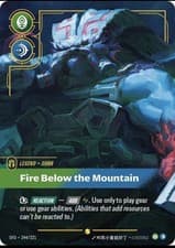 Overnumbered Ornn Legend - Fire Below the Mountain - Riftbound TCG Spiritforged