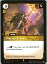 KEEPER OF LAW 119/166 RIFTBOUND NM/M