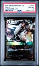 Riftbound Origins Chinese YASUO REMORSEFUL Showcase Alternate Art PSA 10 #076a