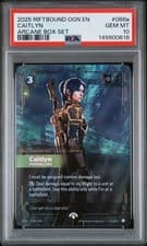 2025 RIFTBOUND: LEAGUE OF LEGENDS OGN - 068a/298 CAITLYN ARCANE BOX SET PSA 10