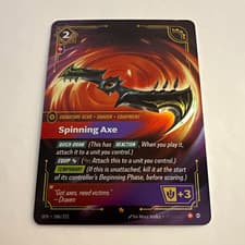 Riftbound League of Legends Spinning Axe Draven SFD 186/221 Foil ENG