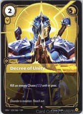 DECREE OF UNITY 131/166 RIFTBOUND FOIL NM/M