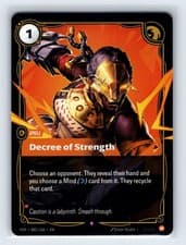 Decree of Strength 085/166 Rare Foil Vendetta Riftbound TCG