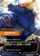 Riftbound Renekton - Brute 092a/166 VEN Vendetta Alternate Art NM