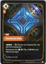 HEXTECH DISC 087/166 RIFTBOUND FOIL NM/M