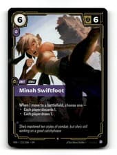 Minah Swiftfoot 111/166 Vendetta Riftbound Rare NM