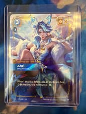 Riftbound Vendetta LoL TCG Ahri SP Inquisitive SP3/006 Foil Alt Art Pre-Rift