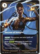 DECREE OF INSIGHT 061/166 RIFTBOUND FOIL NM/M