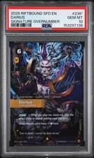 2026 RIFTBOUND: LEAGUE OF LEGENDS SFD-SPIRITFORGED DARIUS - EXECUTIONER PSA 10