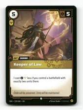 KEEPER OF LAW VENDETTA 119/166 RIFTBOUND NM/M