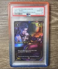 2025 RIFTBOUND: LEAGUE OF LEGENDS OGN-RELEASE EVENT PRIZE PACK #202 JINX PSA 10