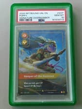 2026 RIFTBOUND: LEAGUE OF LEGENDS UNL-UNLEASHED SIG OVERNUMBER POPPY PSA 10