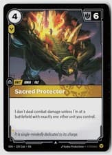 Sacred Protector 129/166 Vendetta Riftbound NM/M