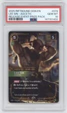 2025 RIFTBOUND LEAGUE OF LEGENDS OGN-RELEASE EVENT PRIZE PACK #78 LEE SIN PSA 10