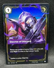 Decree of Discord 107/166 Rare Riftbound Vendetta