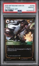 Yasuo - Remorseful 076A Alternate Art Riftbound PSA 10