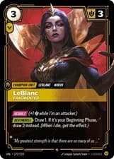Riftbound LeBlanc (172/292) Unleashed NM FOIL