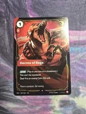Decree of Rage 015/166 VEN Rare Vendetta Riftbound Near Mint