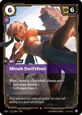 Riftbound Minah Swiftfoot (111/245) Vendetta NM FOIL