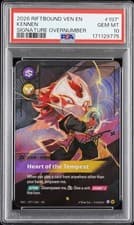 Riftbound Kennen Signature Overnumber 2026 Vendetta #197* PSA 10 Gem Mint