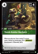 Tomb-Raider Barbara 037/166 UC Vendetta Riftbound NM/M