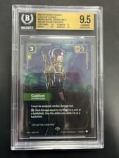 2025 League of Legends Riftbound Promo Caitlyn Patrolling Arcane Box Set BGS 9.5
