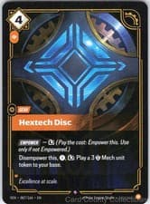 HEXTECH DISC 087/166 RIFTBOUND FOIL NM/M