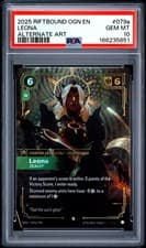 2025 RIFTBOUND: LEAGUE OF LEGENDS OGN-ORIGINS #079A LEONA - ZEALOT PSA 10
