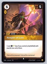 Keeper of Law 119/166 Common Vendetta Riftbound NM/M