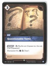 Riftbound Questionable Tome VEN 054/166 Normal