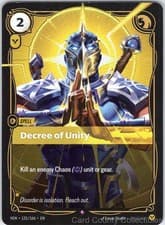 DECREE OF UNITY 131/166 RIFTBOUND FOIL NM/M