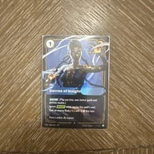 Decree of Insight 061/166 Rare Foil Riftbound Card