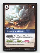 Grumpy Rockbear 050/166 Common Vendetta Riftbound Near Mint