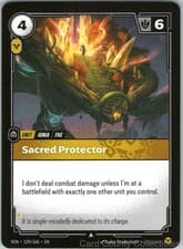 SACRED PROTECTOR 129/166 RIFTBOUND NM/M