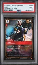 Jinx - Demolitionist 030A Alternate Art Riftbound PSA 9