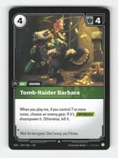 Tomb-Raider Barbara 037/166 Uncommon Vendetta Riftbound Near Mint