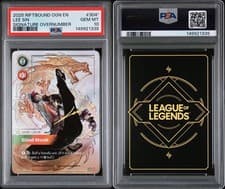 Lee Sin Blind Monk 304*/298 Signature Riftbound Origins Overnumbered PSA 10
