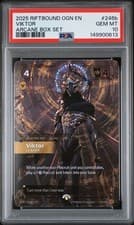 2024 Riftbound:Origins EN Viktor Arcane Box Set Promo OGN 247b/298 PSA 10 GEM MT