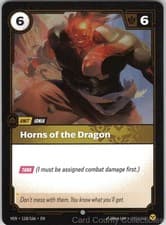 HORNS OF THE DRAGON 118/166 RIFTBOUND FOIL NM/M