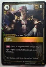 Sett - Kingpin 240/298 Riftbound TCG Origins NM League of Legends